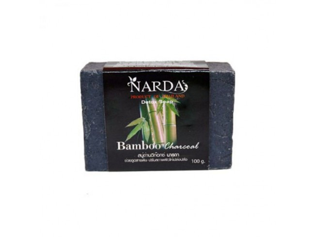 Мило з бамбуковим вугіллям NARDA Bamboo Charcoal soap 100 г (944457)