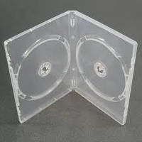 Коробка DVD box для 2-х дисков CLEAR DOUBLE 14 mm прозрачная