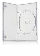 Коробка DVD box на 1 диск прозрачная clear 14 мм ящик\100 шт