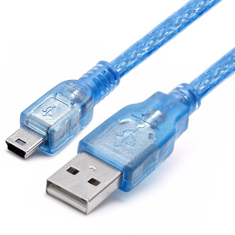 Кабель USB - Mini USB (USB 2.0 AM/5p) 3 метра Blue (5123)