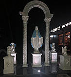 Релігійні скульптури. Статуя Богородиці Покрова No 2 висота 140 см, фото 9