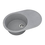 Мийка кварцова VANKOR Sity SMO 02.78 Terra сифон автомат, фото 2