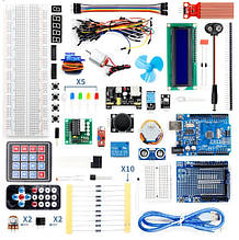 Ардуїнов набір Super Starter Kit Arduino UNO з кейсом. робототехніка