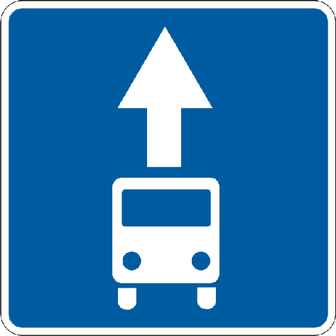 Знак дорожній "5.11. Смуга для руху маршрутних транспортних засобів", фото 2