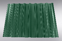 Профнастил кровельный НС-20 Тайл RAL 6005 (зеленый) PE 0.45мм