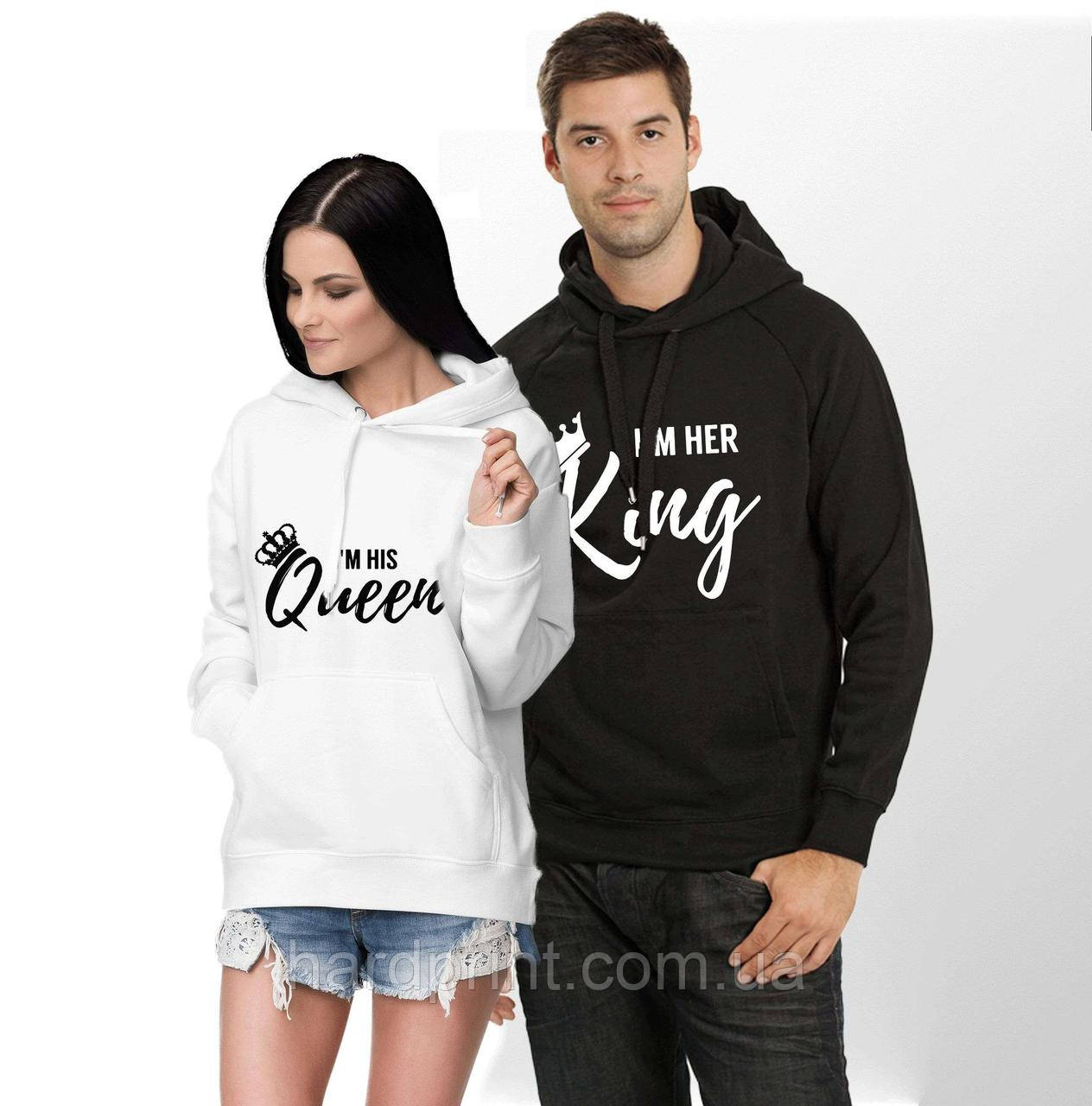 Парні худі. Парні толстовки. Король і королева. King and Queen