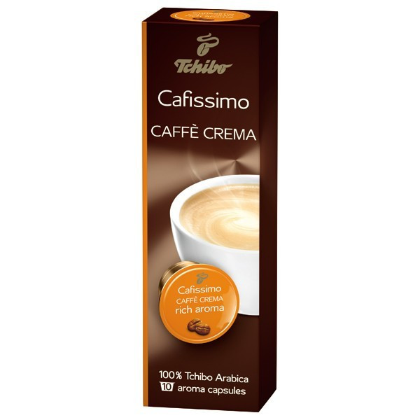 Кава в капсулах Tchibo Cafissimo Caffe Crema, 10 шт.