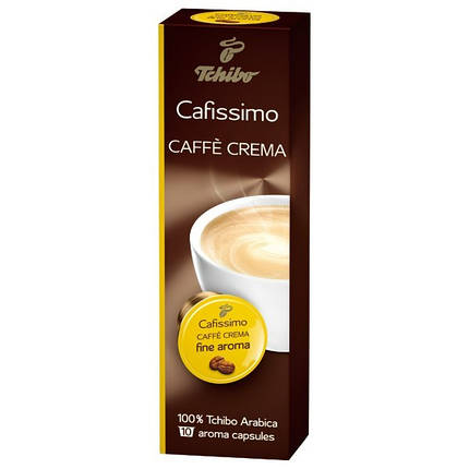 Кава в капсулах Tchibo Cafissimo Caffe Crema, 10 шт., фото 1