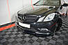 Спліттер Mercedes C207 A207 (09-12) AMG Line тюнінг обвіс, фото 4