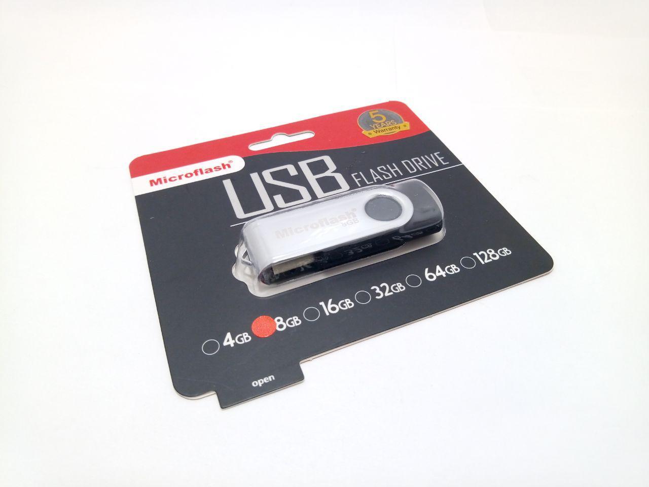 Флешка USB Microflash, 8GB, Metal Design