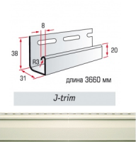 J-тримм. Джей профіль. Джейка. Джей планка. Профіль J.  бежевий