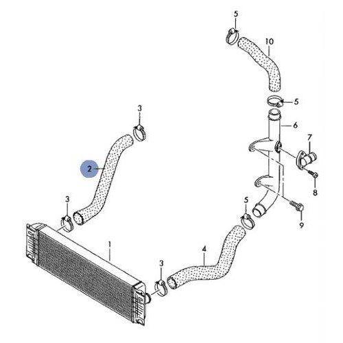 Патрубок інркулера VW Crafter (100-120kw) R, фото 1