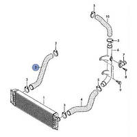 Патрубок інркулера VW Crafter (100-120kw) R