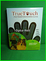 Перчатка для вычесывания шерсти True Touch