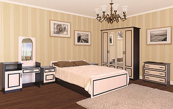 Модульная спальня "Кім - венге" (Світ Меблів)