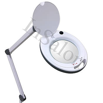 Лампа-лупа 6014-8 64 SMD LED 3D (3 діоптрії) 2 кольори 1-12W з регулюванням яскравості «холодного» і «теплого» світла