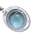 Лампа-лупа 6014-8 64 SMD LED 3D (3 діоптрії) 2 кольори 1-12W з регулюванням яскравості «холодного» і «теплого» світла, фото 8