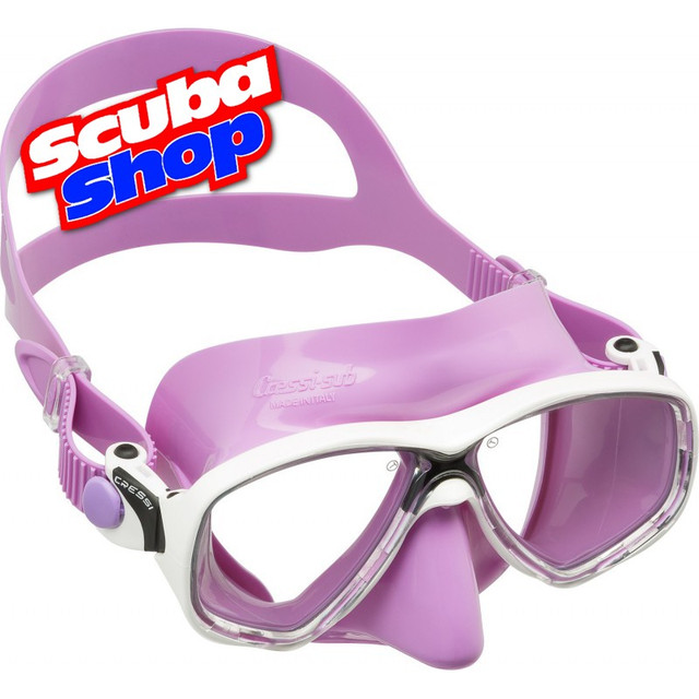 Маска Cressi Sub Marea для підводного плавання (лілово-біла) Маска Cressi Sub Marea для підводного плавання (лілово-біла)