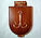Різьблений герб Одеси 200х300х18 мм - різьблена символіка, герби з дерева, фото 7
