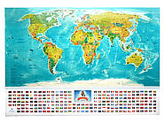 Скретч-мапа світу My Map Flags Edition (українська мова) у тубусі, фото 8