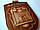 Дерев'яний герб Житоміра з різзю 200х300х18 мм, фото 6