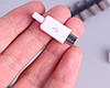 Штекер micro USB тато в корпусі БІЛИЙ, фото 4