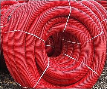 Двухслойная гофрированная труба гибкая KF 09125 BA D Ø 125 мм Kopos ...