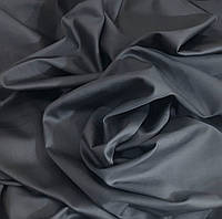 Сатин (хлопковая ткань) серый темный