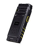 Телефон рація кнопковий мобільний захищений на 2 сім карти з функцією Powerbank Sigma DZ68 чорно-жовтий, фото 4