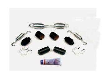 Ремкомплект гальмівної колодки ROR AXL 125 з стальн.втулкою і штифтом для колодки, фото 1