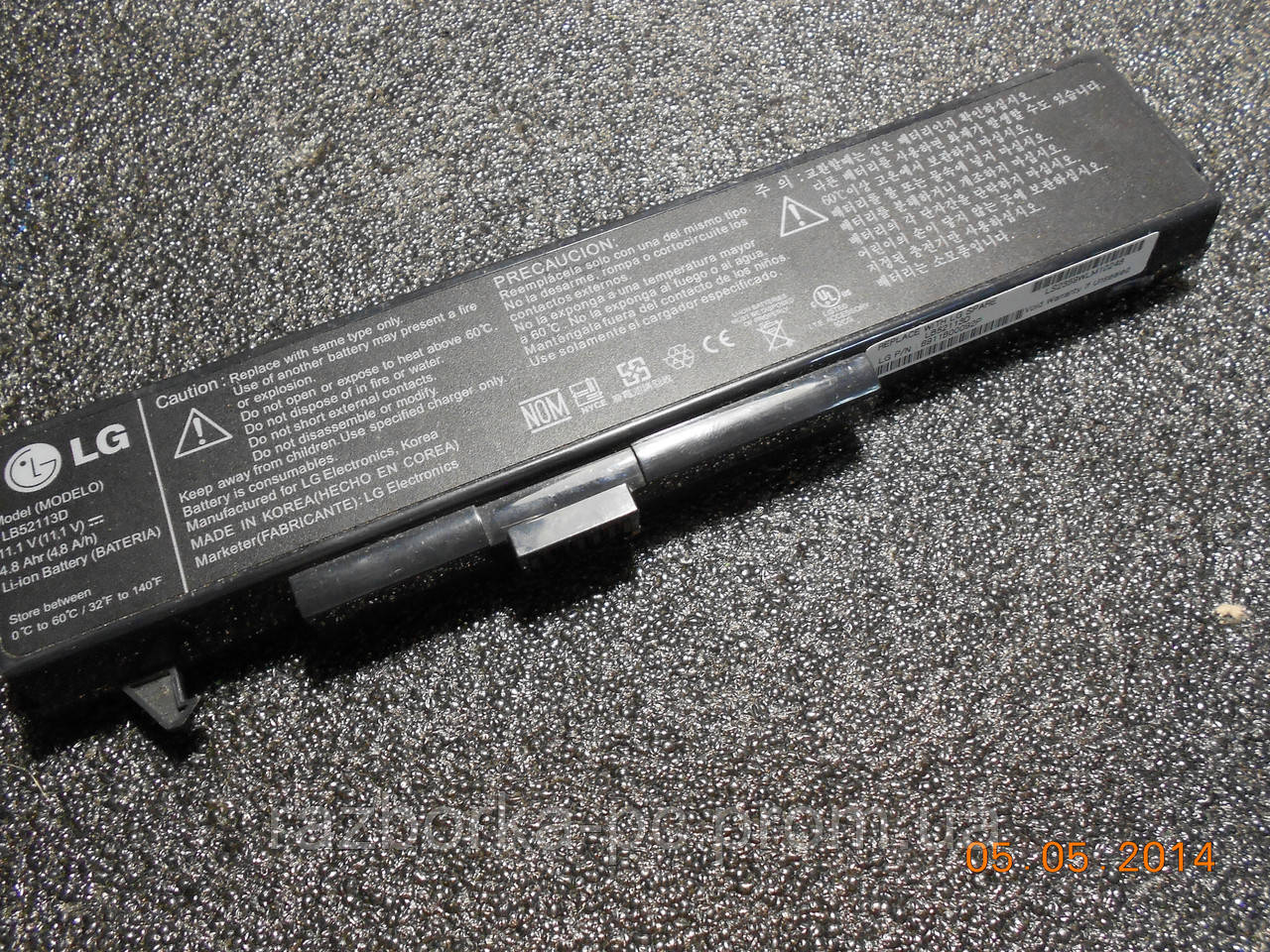 Аккумуляторная батарея LB52113D ноутбука LG LM50 LS45 LS55 LS70 - фото 1 - id-p701949078