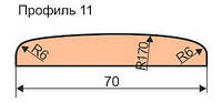 Фреза для изготовления наличника 125х32х80 (Профиль 11)