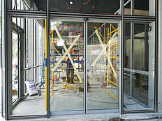 Автоматические раздвижные двери Tormax, Проходная ПАО "Запорожсталь" 12.07.2019 (г. Запорожье) 1