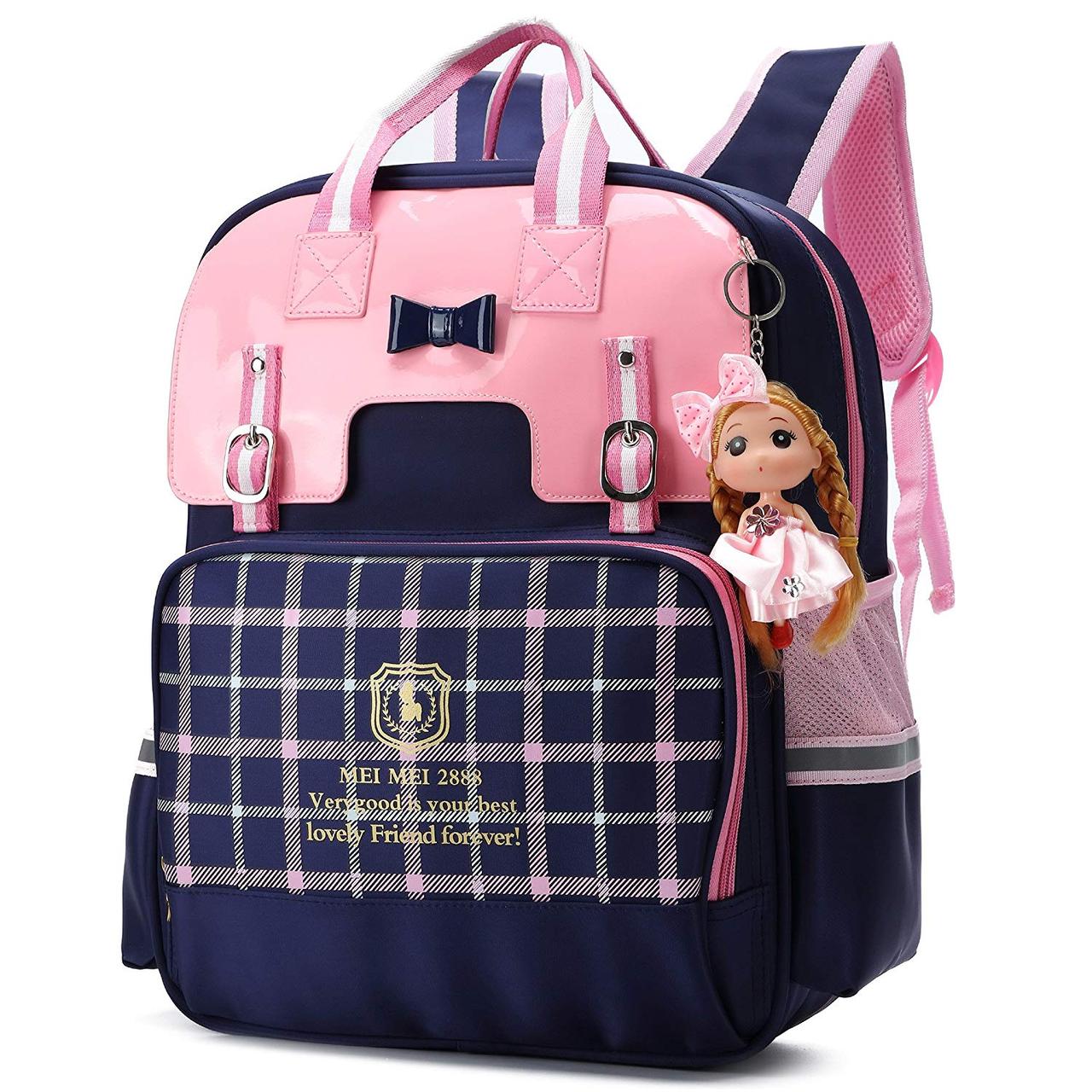 Шкільний рюкзак для дівчинки Стиль Британія British Style Girls Backpacks