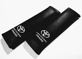 Подушки накладки на ремінь безпеки Toyota Land Cruiser Prado чорний