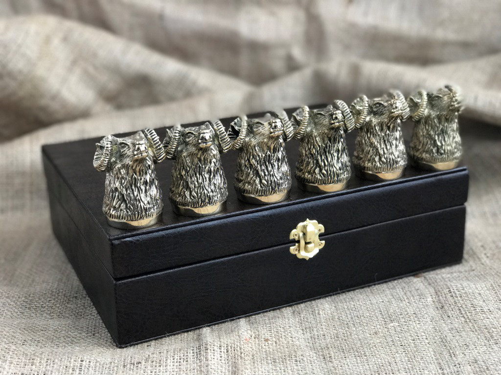 Набір бронзових чарок Nb Art Баран 6 шт 48440029 VE