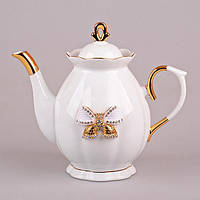 Заварочный фарфоровый чайник Lefard принцесса 550 мл 55-2552 заварник для чая фарфор