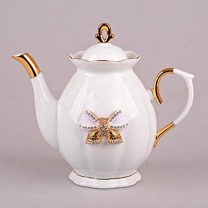 Заварковий фарфоровий чайник Lefard принцеса 550 мл 55-2552 заварник для чаю порцеляни