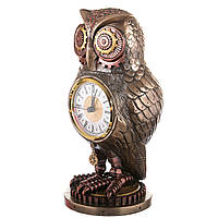 Часы Veronese Филин 26 см 76683V4 настольные часы на стол веронезе статуэтка стимпанк фигурка сова