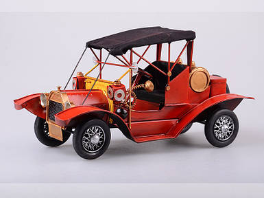Фігурка декоративна Ретромобіль 30х12х16 см статуетка старовинний автомобіль машина