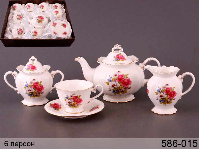 Чайний набір Lefard Весняний на 15 предметів 586-015 набір для чаю сервіз