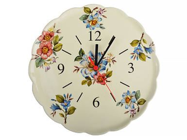 Годинники настінні кухонні Nuova Cer 30 см 612-038 годинник на стіну керамічні кераміка
