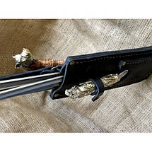 Шампура Люкс з вилкою для зняття м'яса Звірі Nb Art 47330092 VE, фото 5