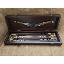 Шампура Люкс Кабан у кейсі Nb Art 47330085 VE, фото 3