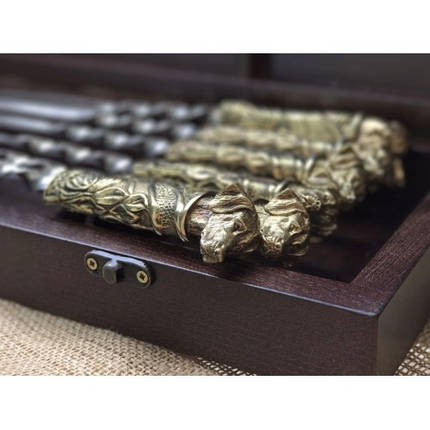 Шампура Люкс Пес у кейсі Nb Art 47330084 VE, фото 1