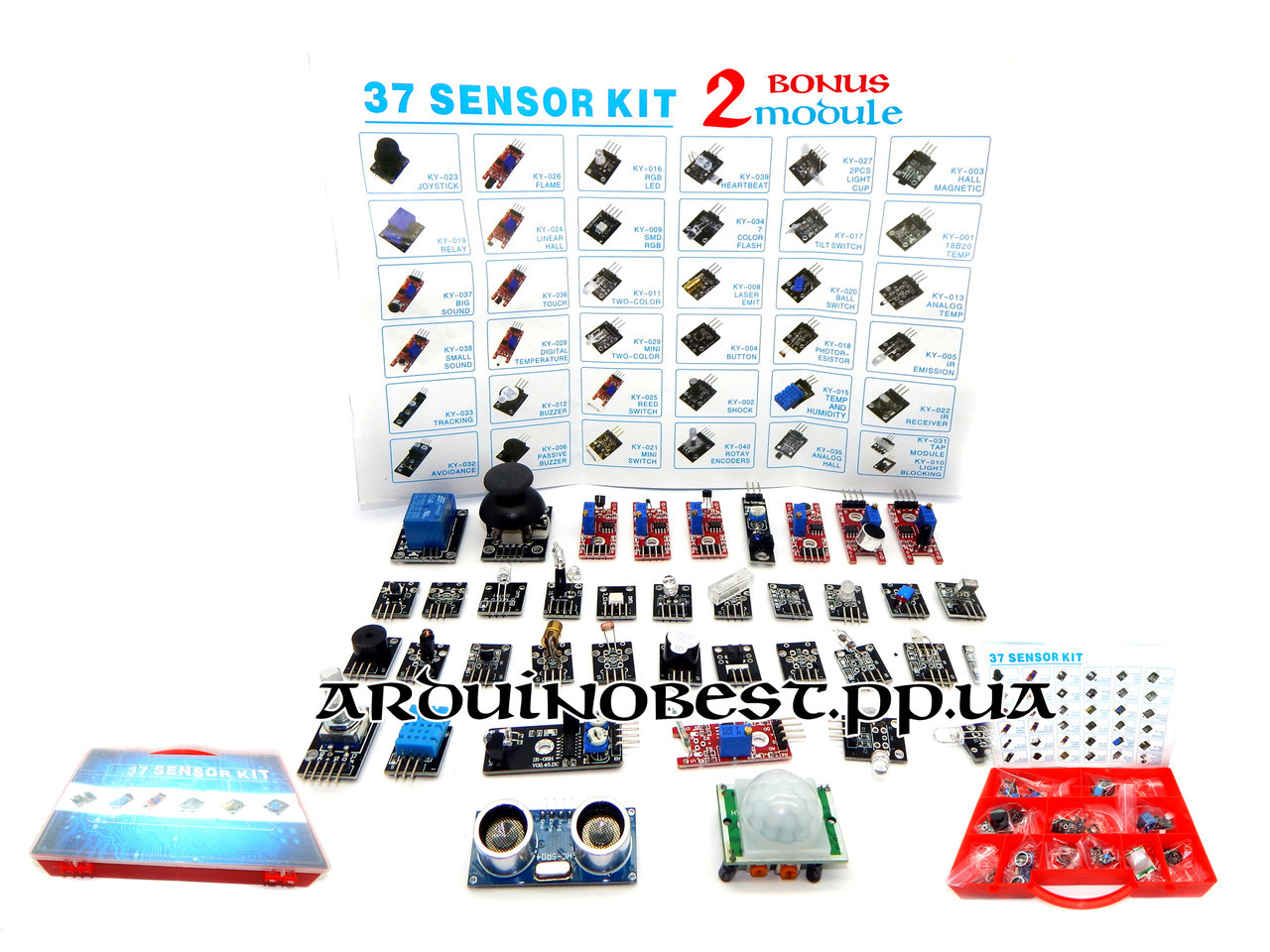 Arduino большой набор датчиков KiT 37 штук (Оригинал - качество ...