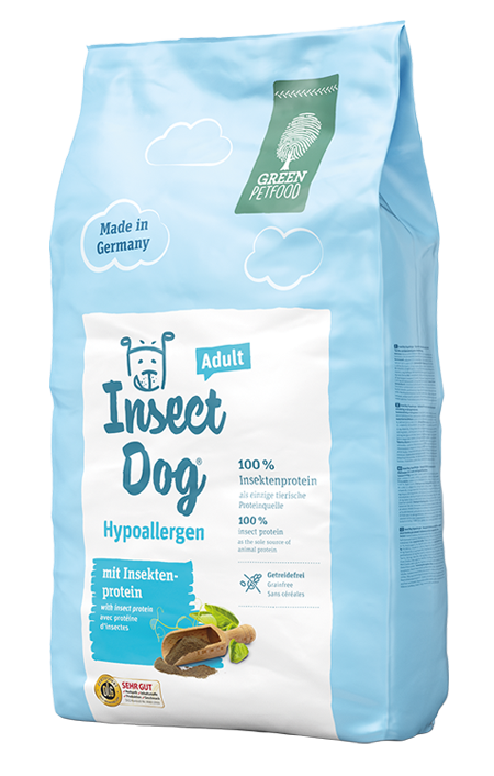 Green Petfood (Грін Петфуд) InsectDog Hypoallergen гіпоалергенний корм для собак з білком комах, 4.5 кг