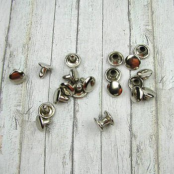 Хольнітени двосторонні для взуття Закльопки 8*8мм 10шт (FHL003-1)