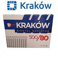 Радіатор для опалення біметалічний Krakow 500*80 стандарт (Польща) Біметал секційний