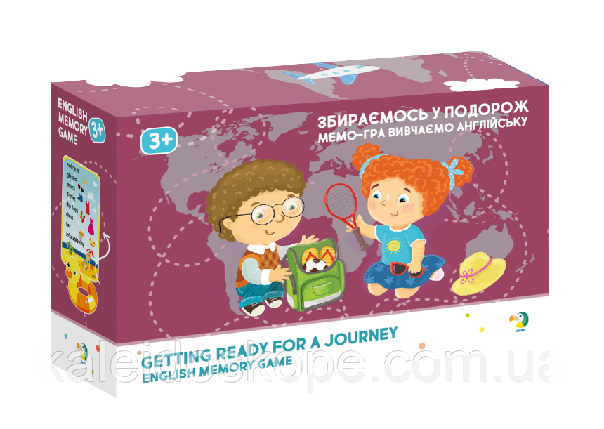 Примітка гра Вивчаємо англійську "Збираємося в подорож" Dodo (Збираємось у подорож)